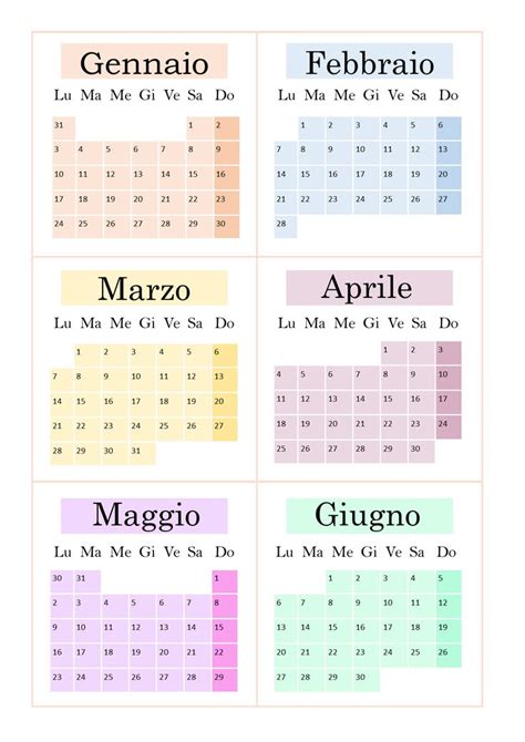 Calendario Ita Da Stampare Nel Calendario Stampabile