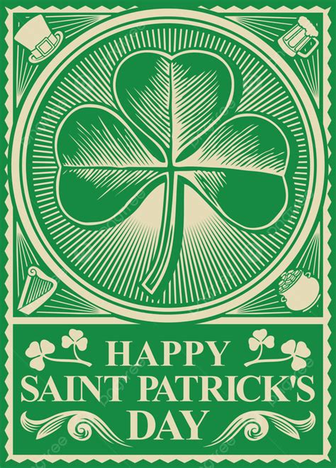 Happy St Patricks Day Poster Template Download On Pngtree