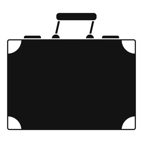 Premium Vector Travel Bag Icon Simple Illustration Of Travel Bag