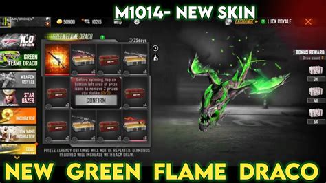 M New Skin Green Flame Draco Green Flame Draco Skin M Green