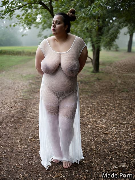 Porn Image Of Photo Standing Brunette Looking At Viewer Hair Bun Mid Length Hair Big Tits