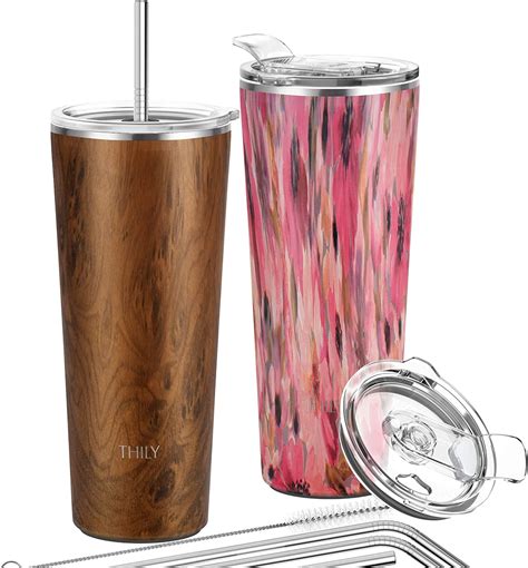 Stainless Steel Vacuum Insulated Tumbler Thily 26 Oz Triple Insulated