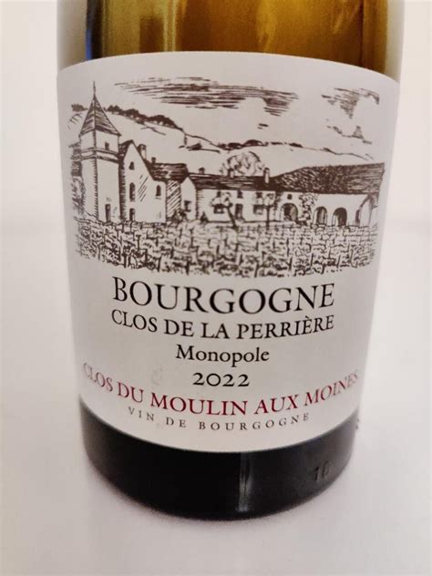 Clos Du Moulin Aux Moines Bourgogne Blanc Clos De La Perri Re