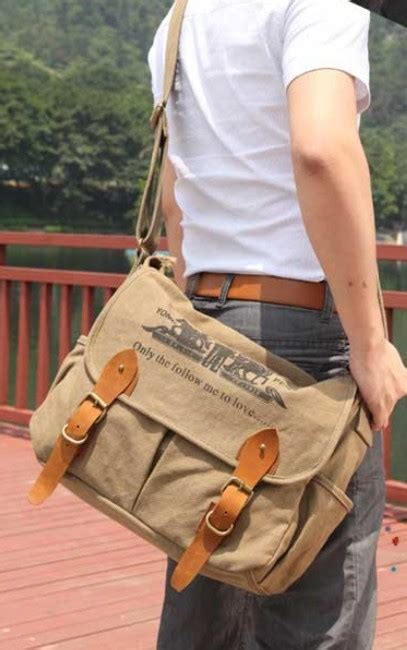 Canvas Messenger Bag For Men Military Canvas Messenger Bag Bagsearth