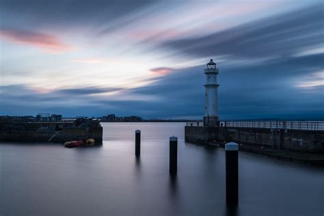 Newhaven Harbour And Lighthouse United Kingdom