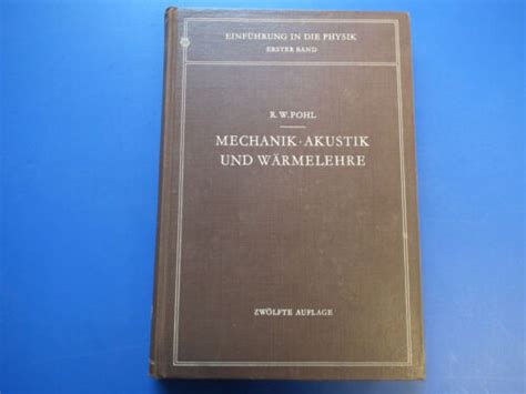 DDR Fachbuch Einführung in Physik Band 1 Mechanik Akustik und