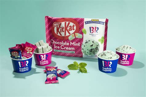 Kitkat Japan And Baskin Robbins Team Up For A New Choco Mint Flavour