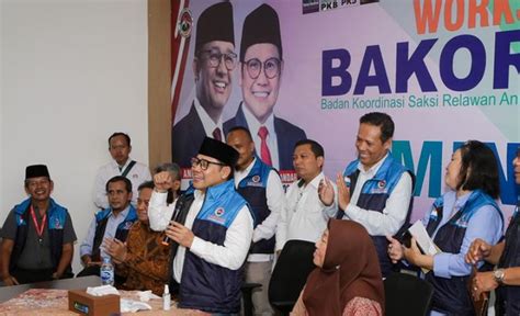 Koalisi Anies Dinilai Akan Bubar Cak Imin Relawan Amin Solid Bergerak