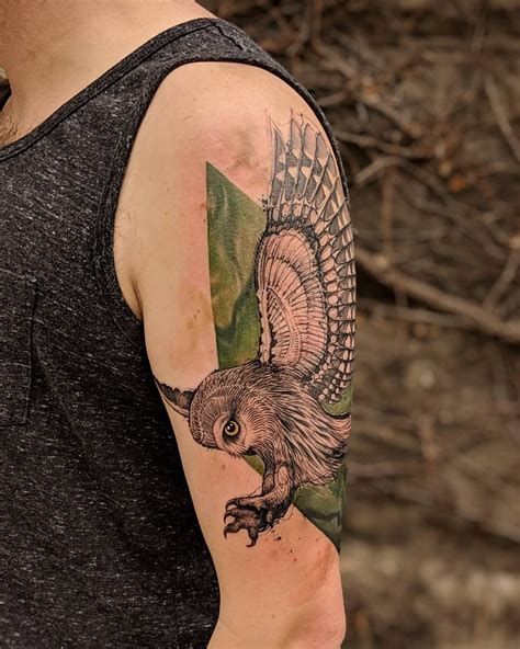 Northern Saw Whet Owl Tattoo