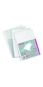 Rexel Nyrex Folder Cut Flush A4 Assorted Ref 12161AS Pack Of 25