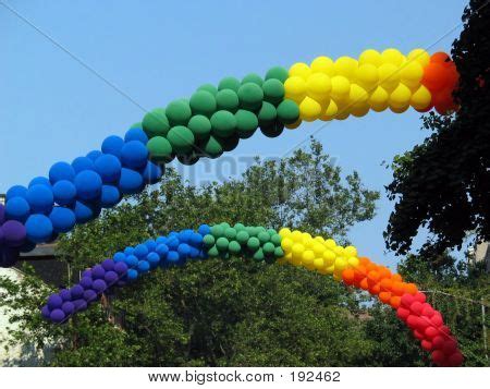 Rainbow Balloons Image & Photo (Free Trial) | Bigstock