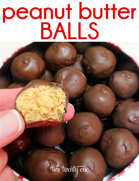 Peanut Butter Balls An Easy Five Ingredient Recipe Craving Recipe