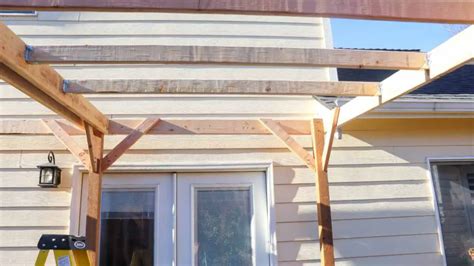 Diy Freestanding Patio Cover The Duvall Homestead