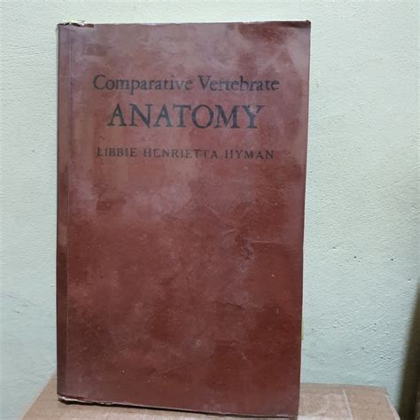 Comparative Vertebrate Anatomy By Hyman Hobbies And Toys Books