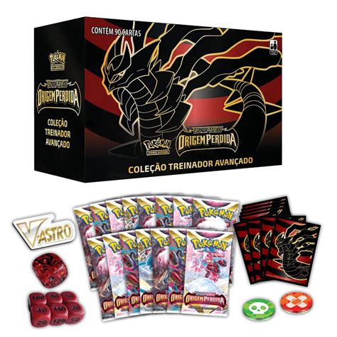 Box pokemon treinador avançado origem perdida 90 cartas Submarino