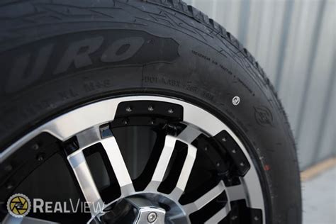 RealView Of Vision Offroad Warrior VI375 Black W Machined Face 16x8