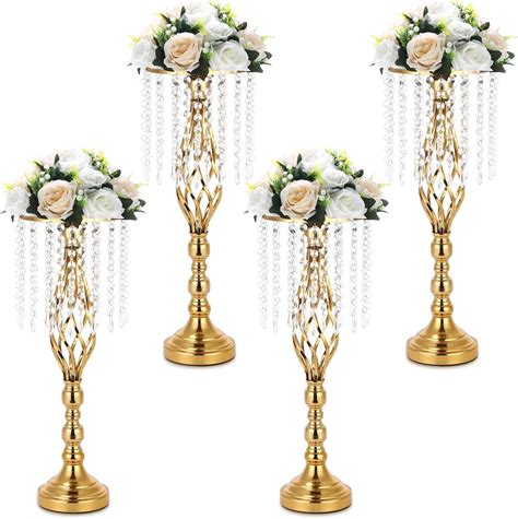 Amazon Gold Centerpieces For Table Wedding Rozrety In Tall