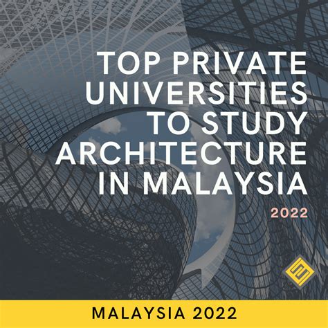 Top Private Universities To Study Architecture In Malaysia 2022 Excel