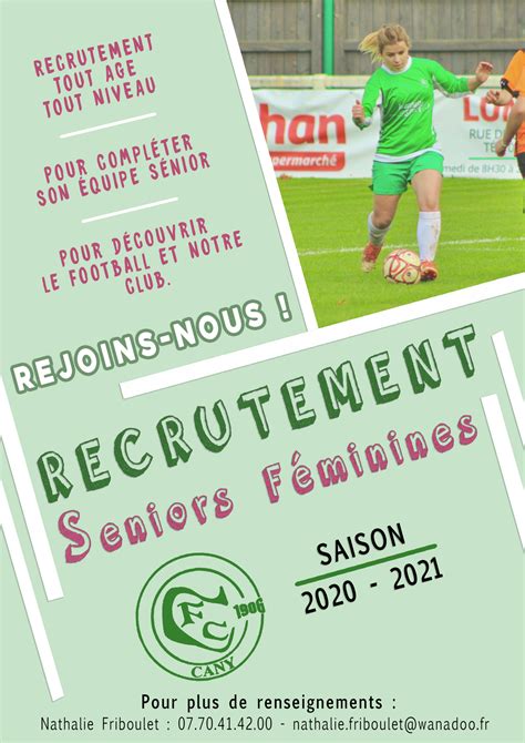 Album Recrutement Saison Photo N Club Football Cany