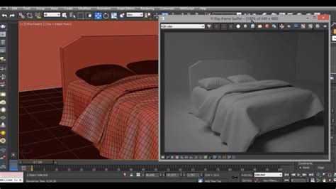 Tutorial Ds Max Bed Bed Cover D Modelling Youtube