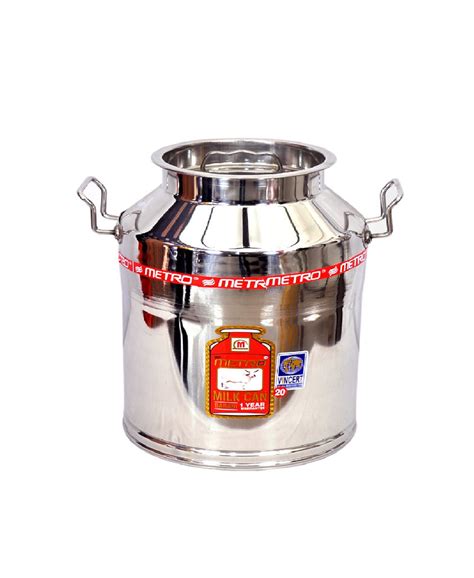 20 Liter Stainless Steel Milk Can At Rs 1200 Stainless Steel Milk