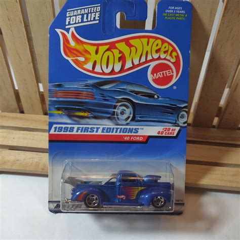Ford Pickup Truck 40 Hot Wheels Car Toy Sealed Package Etsy UK