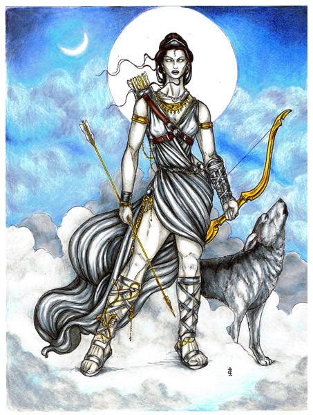 Artemis: Goddess of the Hunt by Hellfurian-Guard on DeviantArt