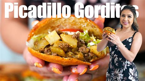 Cooking Con Claudia - How To Make GORDITAS de CHILE VERDE BEEF PICADILLO, so Easy and Delicious ...