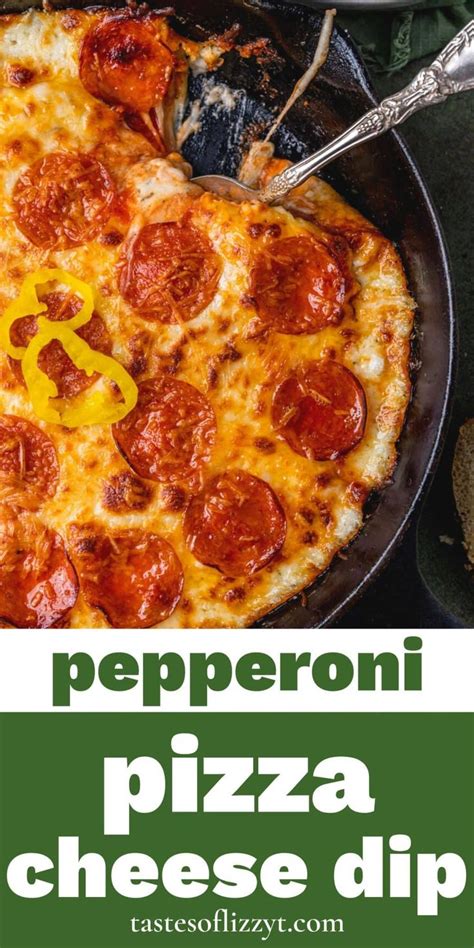 Easy Pepperoni Pizza Baked Cheese Dip Tastes Of Lizzy T Pizza Dip Recipes Pizza Dipping