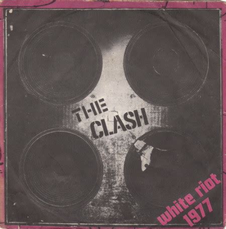 The Clash White Riot Mega Rare Classic Italy 7 Ps Punk Sex Pistols The