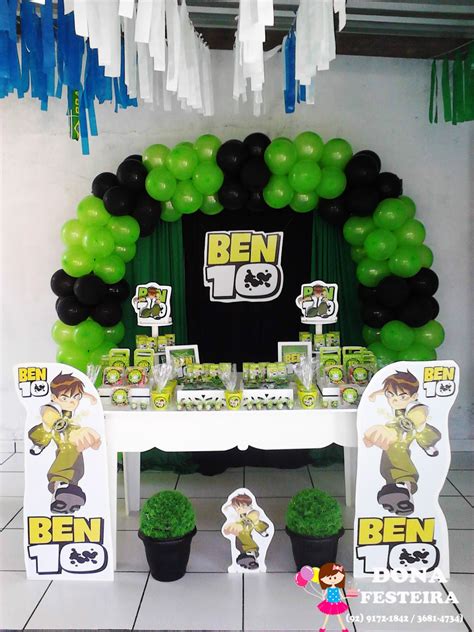 DONA FESTEIRA DECORAÇÃO BEN 10