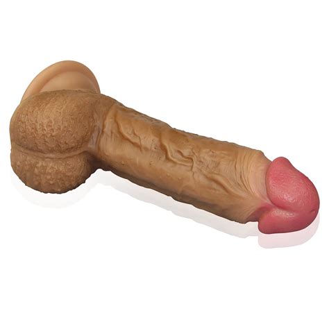 Dildo Realista Doble Densidad Silicón Líquido Miembro Natural 21 5 cms Kinkyss