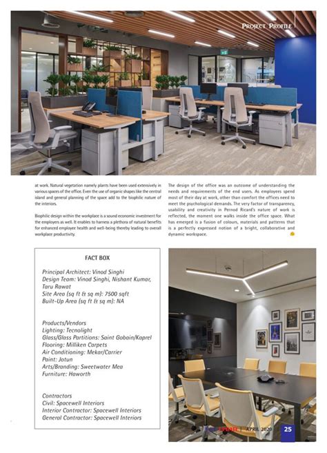 Pernod Ricard Offices Dubai Published In Ace Magazine Basics