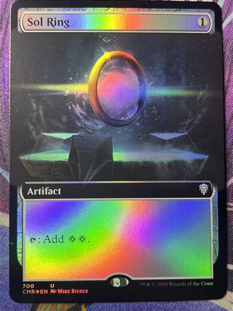 Sol Ring CMR Extended Art Foil Bootleg Mage