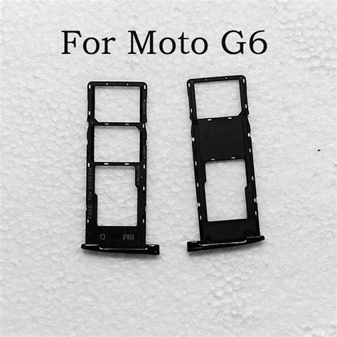 For Motorola Moto G6 Sim Card Reader Tray Socket Slot Holder