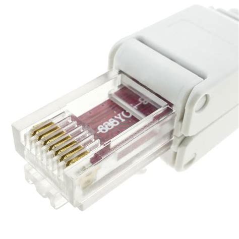 Conector Utp Cat 6 Rj45 Macho Con Crimpado Automático Cablematic