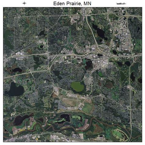 Aerial Photography Map Of Eden Prairie Mn Minnesota