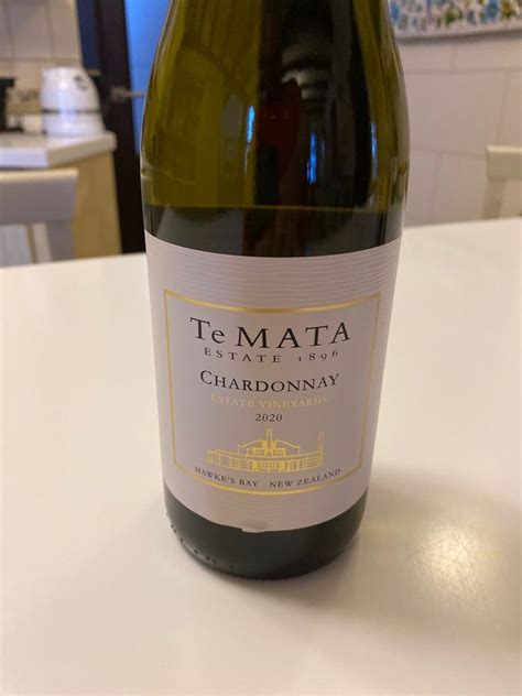 Te Mata Estate Chardonnay Woodthorpe New Zealand North Island