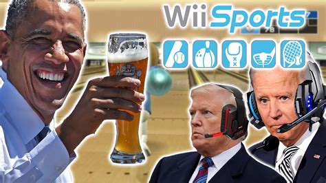 US Presidents Play Wii Sports Bowling Episode 1 YouTube