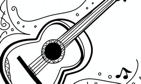 Coloriage De Guitare Flamenco T L Charger Ou Imprimer Gratuitement