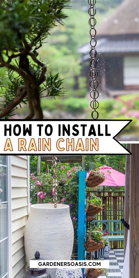 What Is A Rain Chain And How Does It Work Gardener S Oasis Rain