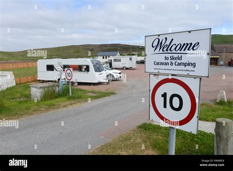 Skeld Camping und Caravan Park in der Shetland inseln mit Stellplätze