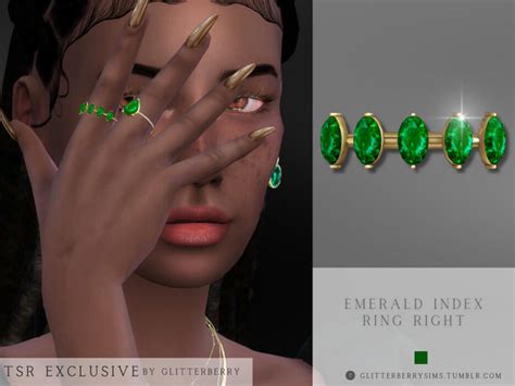 The Sims Resource Emerald Index Ring