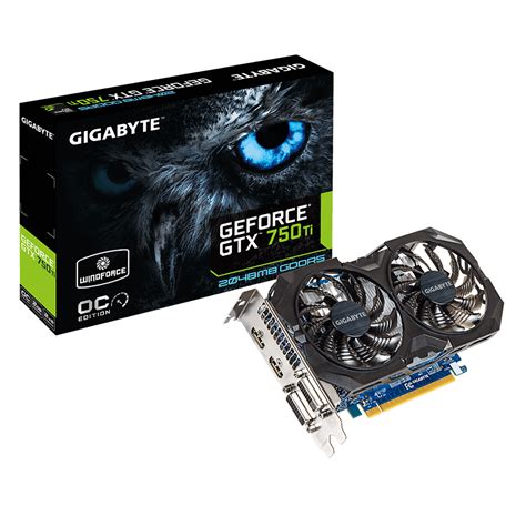 GIGABYTE GeForce GTX 750 Ti OC 2GB GV N75TOC2 2GI TSBOHEMIA CZ