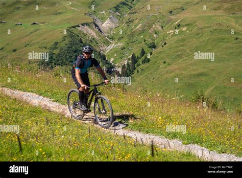 Hiking In Les Contamines On The Tour Du Mont Blanc In The Haute Savoie