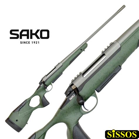 Sako S20 Hunter 6 5 Creedmoor Roughtech Green Cerakote Sissos Fi