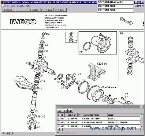 Iveco Motors Spare Parts Catalog