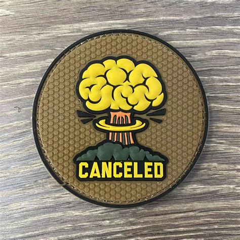 "Canceled" PVC Velcro Patch