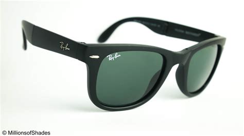 Folding Wayfarer Rb4105 Matte Black Full Black Millions Of Shades