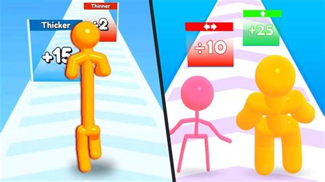 Tall Man Run Thick Man Run 3D Gameplay All Levels Walkthrough